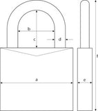 Abus Marinhänglås 70IB Aqua Safe