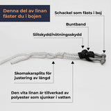 Beskrivning av Bojlina O-Boj Blyfri i färg vit, praktisk marin och bojlina