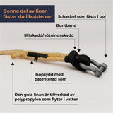 Bojlina O-Boj Blyfri i färg beige, praktisk marin och bojlina