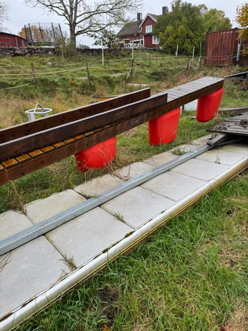 Y-bom 8,0m med trädäck