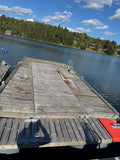 Begagnad flytbrygga - bastubrygga 4,2 x 8,4m