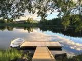 brygga 2x3,6 m tryckimpregnerad för bad och båt