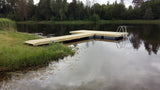 Perfekt badbrygga för sommarstuga, förening eller offentlig badplats.